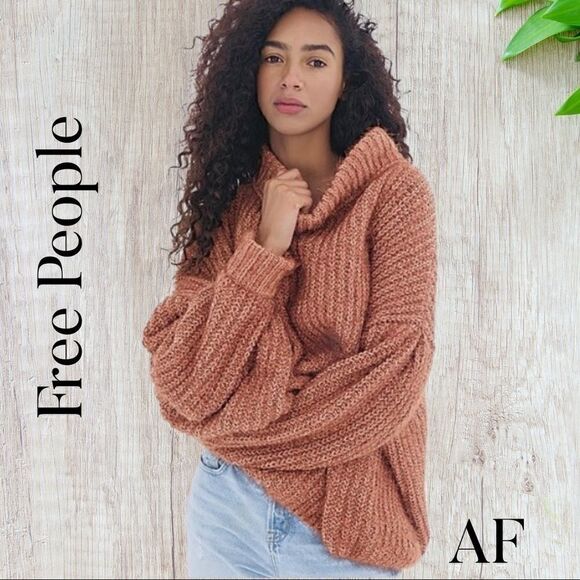 FREE PEOPLE LEO TUNIC SWEATER NWT - Picture 1 of 8